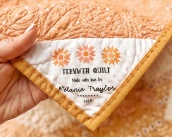 Fernweh Quilt Label