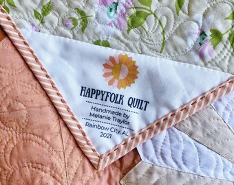 Happyfolk Quilt Label