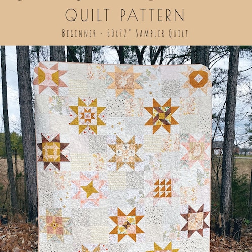 Little Miss Sawtooth Quilt Pattern by Melanie Traylor - Paper Booklet