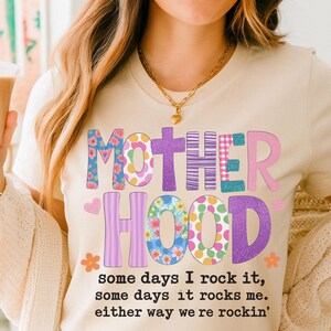 Grappige kleurrijke moederschap PNG: sarcastisch mama-retro-ontwerp voor mama-T-shirts - geweldig cadeau-idee voor Moederdag - levendig cadeau voor mama!