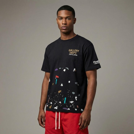 GALLERY DEPT Tokyo T-shirt – Paint Splatter Streetwear Tee - Etsy