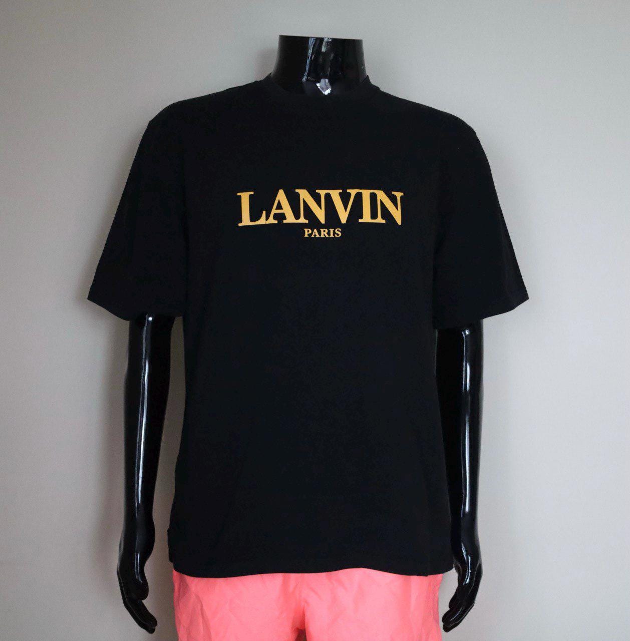 Lanvin Gallery Dept T-shirt: Embroidered Logo, Size L - Etsy