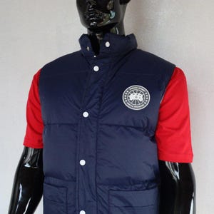 Gilet Puffer Vintage REI Co-op Années 70 - Duvet D'oie, Vert, Snap, Homme XL