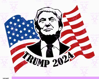 Trump 2024 Svg Png, Assassinio di Trump Svg, Presidente Trump Svg, Trump Svg gratuito, Donald Trump 2024, Maglietta Trump SVG, Svg, png svg dxf