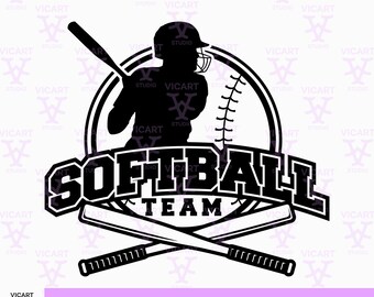 Softball Svg Png, Softball game shirt Svg, Personalized Name, Softball Team Template Svg, Your Team Svg, Softball Mascot, Softball Png