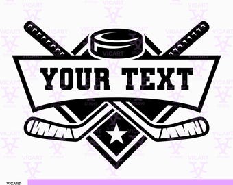 Hockey Svg, Personalized Name, Hockey Split Monogram, Hockey Stick Svg, Ice Hockey Svg, Hockey Sports Svg, Sublimation Designs, Png Dxf Eps