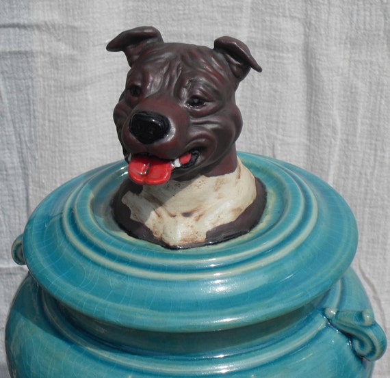 pitbull cookie jar