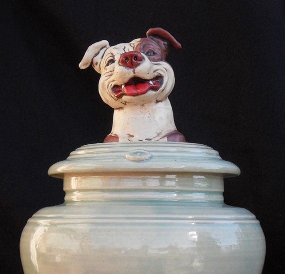 pitbull cookie jar