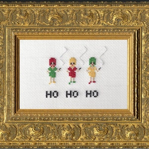 Subversive Cross Stitch Kit: Ho Ho Ho