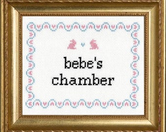 Subversive Cross Stitch Kit: Bebe's Chamber