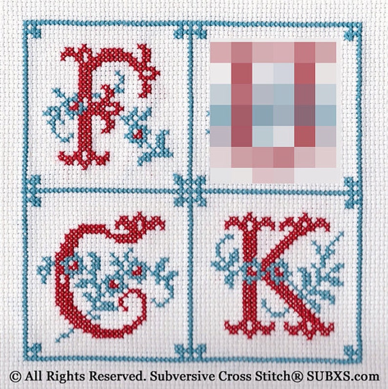 Subversive Cross Stitch Kit: Fancy Fck image 1