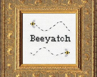 Subversive Cross Stitch Kit: Beeyatch