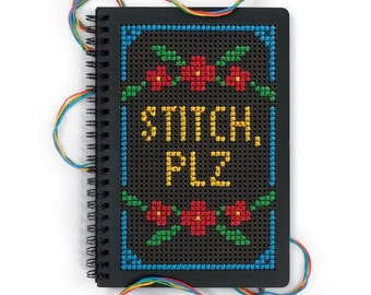 Stitch, Plz Stitchable Cover Cross Stitch Journal from Fred!