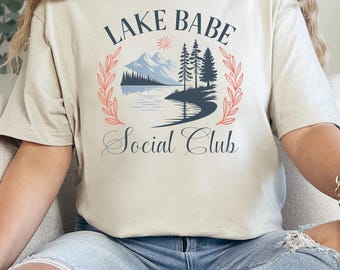 Lake Babe Social Club T-Shirt: Retro Summer Tee
