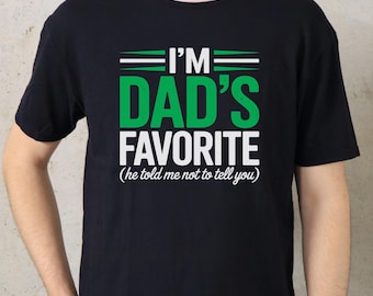 Le t-shirt préféré de mon père, cadeau amusant pour la fête des pères