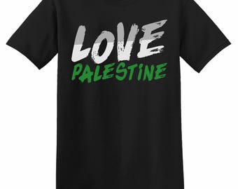 Love Palestine T-Shirt: Gaza Solidarity, Charity Proceeds