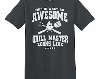 Funny Grillmaster BBQ T-Shirt, Pitmaster Gift