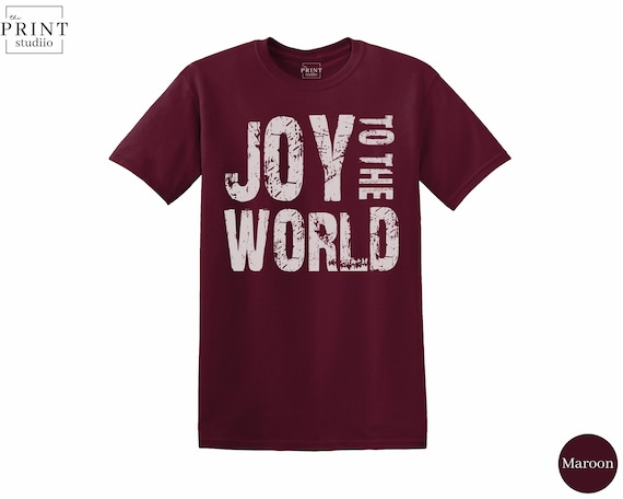 Joy to the World Shirt – Classic Christmas Tee for Festive Holiday Cheer and Winter Spirit