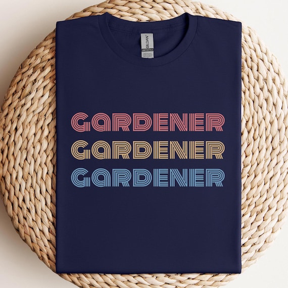 Gardener T-Shirt, Simple Gardening Tee, Plant Lover Shirt, Unisex Garden Enthusiast Top, Nature Inspired Apparel, Gardening Gift