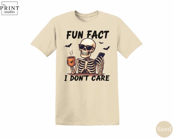 Funny Skeleton Halloween T-Shirt: Sarcastic Spooky Season Graphic Tee