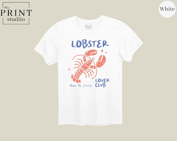 Lobster Lover Club Shirt, Red Lobster Shirt, Funny Lobster Graphic Tee, Crustacean Shirt, Seafood Shirt, Lobster Boil T-Shirt, Summer Tee