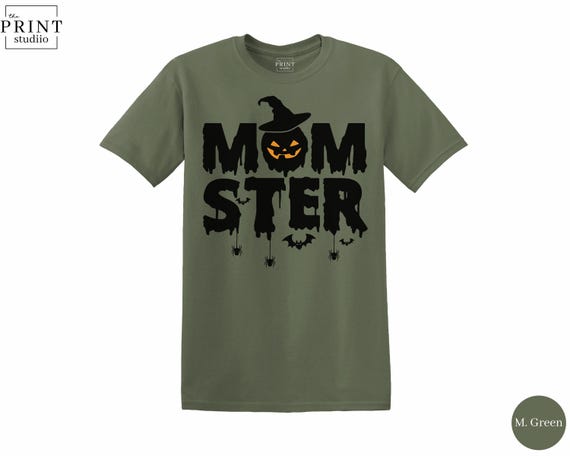 Funny Momster Halloween Shirt: Spooky Graphic Tee