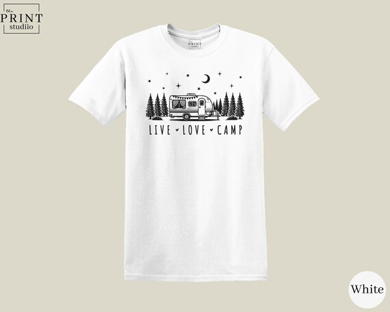 Live Love Camp T-Shirt: Outdoor Adventure Graphic Tee