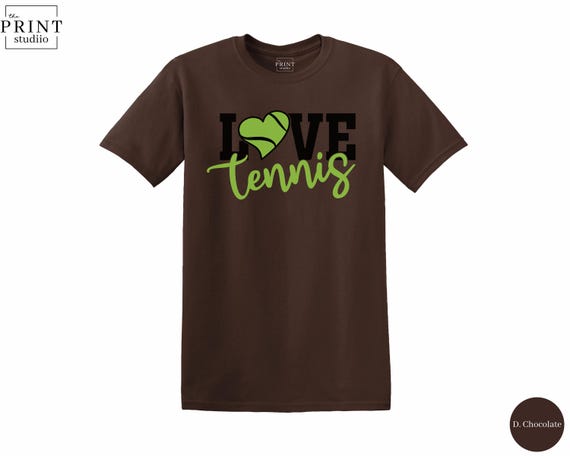 Love Tennis Shirt, Tennis Lover Tee, Racket Sports Apparel, Match Day Outfit, Tennis Player Gift, Court Style T-Shirt, Sporty Tee