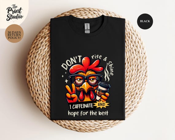 I Caffeinate And Hope For The Best T-Shirt, Funny Sarcastic Coffee Lover Shirt, Caffeine Fueled Life Graphic Tee, Tired Mom Humor Top