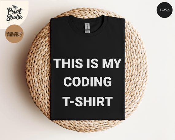 This Is My Coding T-Shirt Funny Programmer Tee, Developer Gift Shirt, Coder Humor Graphic Tee, Software Engineer Shirt, Geeky Tech Tee