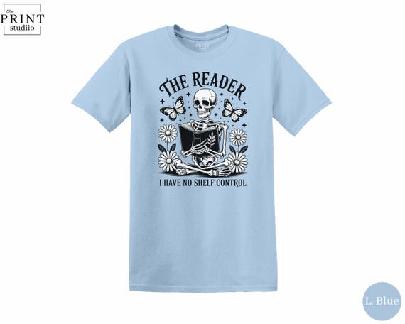 The Reader T-Shirt | Funny Quote Tee | Boxy Fit 100% Cotton