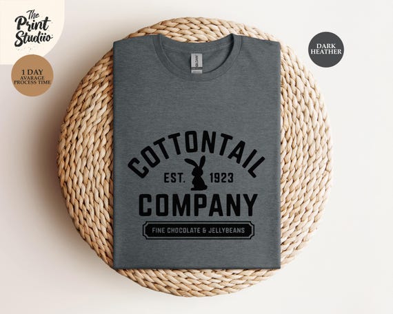 Vintage Easter Bunny T-Shirt: Cottontail Company Graphic Tee