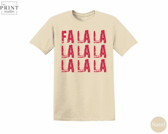 Fa La La Christmas Carol Tee: Holiday Cotton Shirt