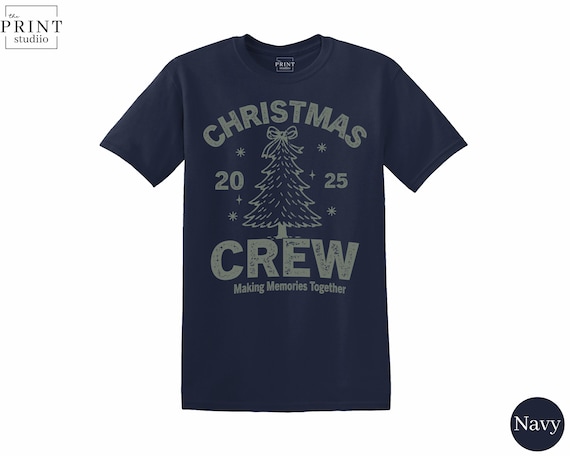 Christmas 2025 Crew T-Shirt: Matching Holiday Cotton Tee