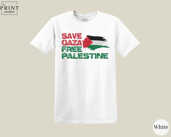 Free Gaza, Free Palestine Flag Shirt, Pro Palestine Tee, Gaza Solidarity Apparel, Activism Shirt, Resistance Design, Charity T-Shirt