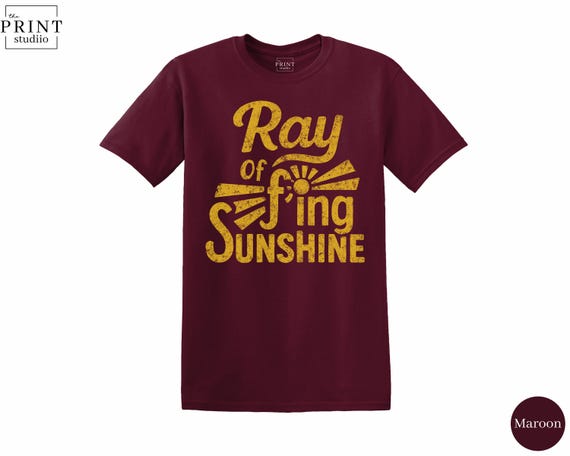 Ray of F-ing Sunshine T-Shirt, Funny Sarcastic Sassy Graphic Tee
