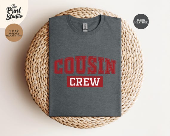 Cousin Crew Shirts, Matching Family Shirts, Family Cousin Gifts, Cousin T-Shirt, Cousin Tshirts, Fun Family Graphic Shirts