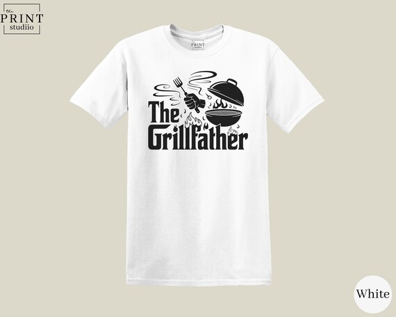 The Grillfather Shirt, Funny BBQ T-Shirt, Grill Master Tee, Backyard Barbecue Shirt, Dad Gift, Pitmaster Apparel, Summer Cookout Tee