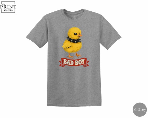 Bad Boy Chick T-Shirt | Punk Graphic, Boxy Fit 100% Cotton