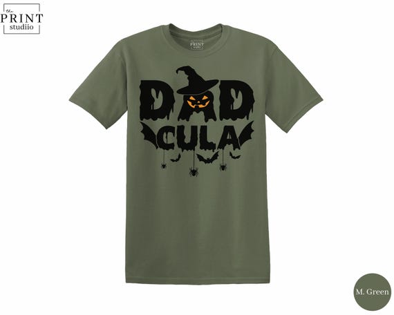 Dadcula Halloween T-Shirt: Funny Vampire Dad Graphic Tee