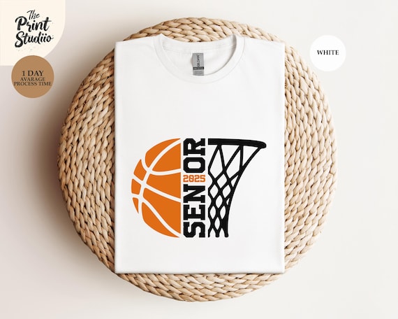Senior Basketball 2025 T-shirt, Class of 2025 Sports Tee, Basketball Senior, Graduation Shirt, Athlete Tee, Team Spirit Shirt, School Pride