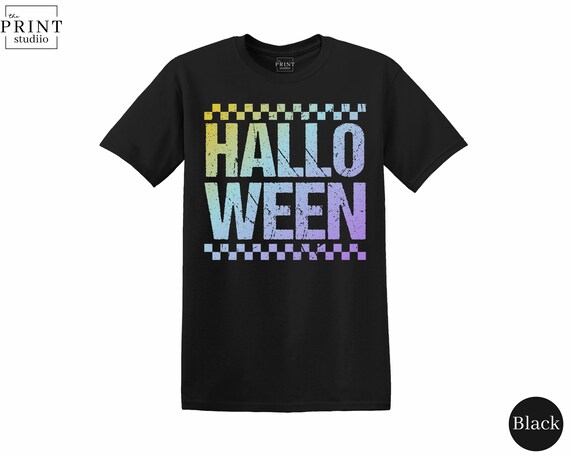 Retro Halloween Graphic Tee: Vintage Style Fall Shirt