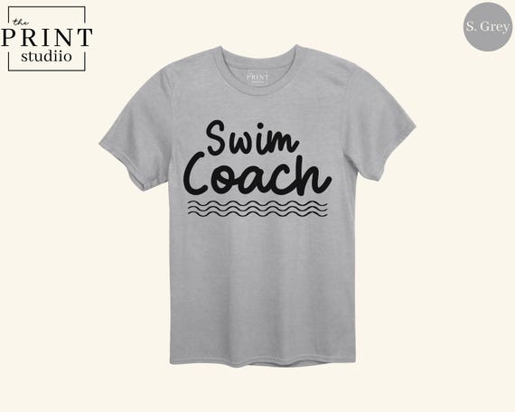 Swim Coach Shirt, Bold Swim Team Coach T-Shirt, Poolside Swim Trainer Gift, Swim Meet Shirt, Summer Coach Tee, Water Sport Coach Tee