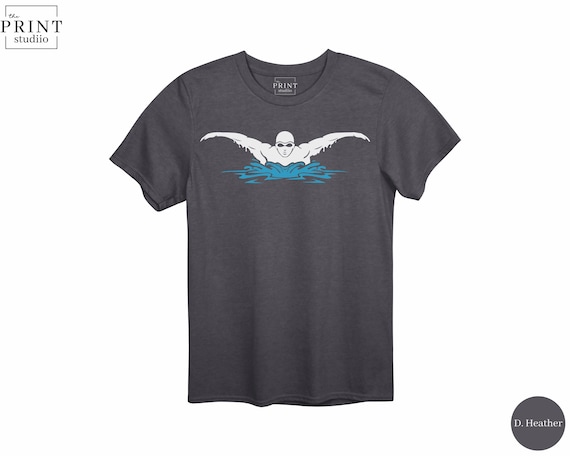 Butterfly Stroke Swimming Shirt, Swimmer Graphic Tee, Swim Athlete Gift, Cool Swim Style Shirt, Swimming Art Tee, Pool Lover T-Shirt