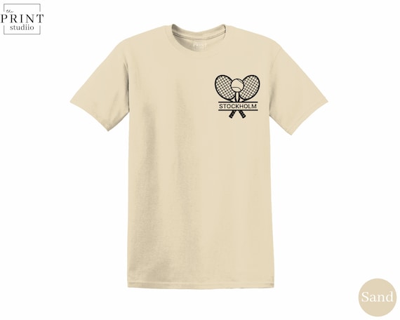 Custom Word Tennis Logo Shirt, Stylish Tennis Tee, Minimal Sportswear Design, Court Style Outfit, Racket Sports Apparel, Athletic Gift