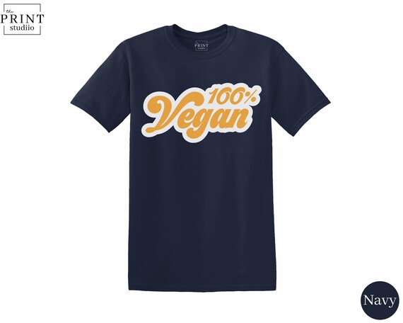 100% Vegan Shirt – Minimal Plant Based Tee for Eco Friendly and Cruelty Free Living