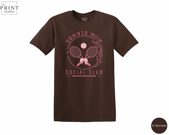 Tennis Mom Social Club Shirt, Funny Tennis Mom Tee, Match Day Outfit, Racket Sports Shirt, Gift for Moms Who Love Tennis, Court Style