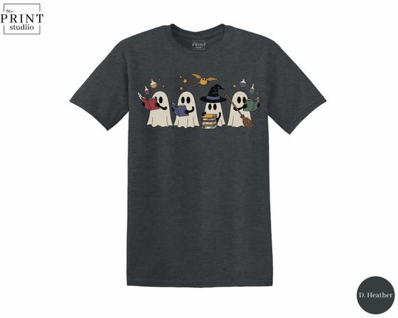 Cute Ghosts Magical Shirt, Spooky Witchy Halloween T-Shirt, Cozy Fall Graphic Tee, Cute October Ghost Top, Magical Spooky Gift