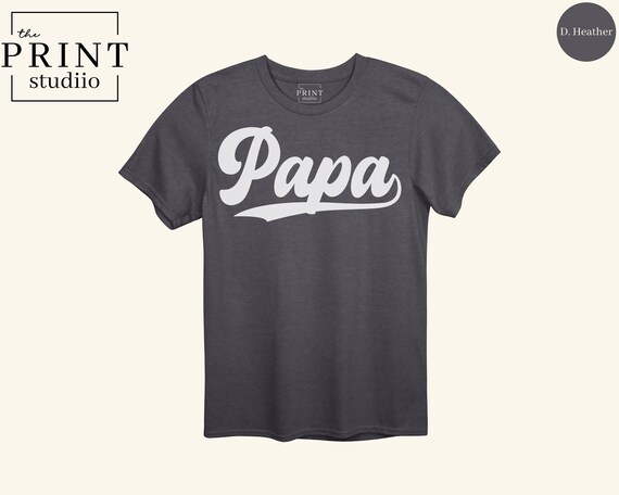 Papa Dad T-Shirt with Custom Color Design, Cool Father’s Day Gift Tee, Expecting Dad Shirt, Funny New Dad Announcement, Best Dad Graphic Tee
