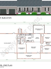 Granny Flat - 2 Bedroom home plan 111 SBHLH | 99.2 m2 | 1070 sq. foot  | Concept House Plans For Sale